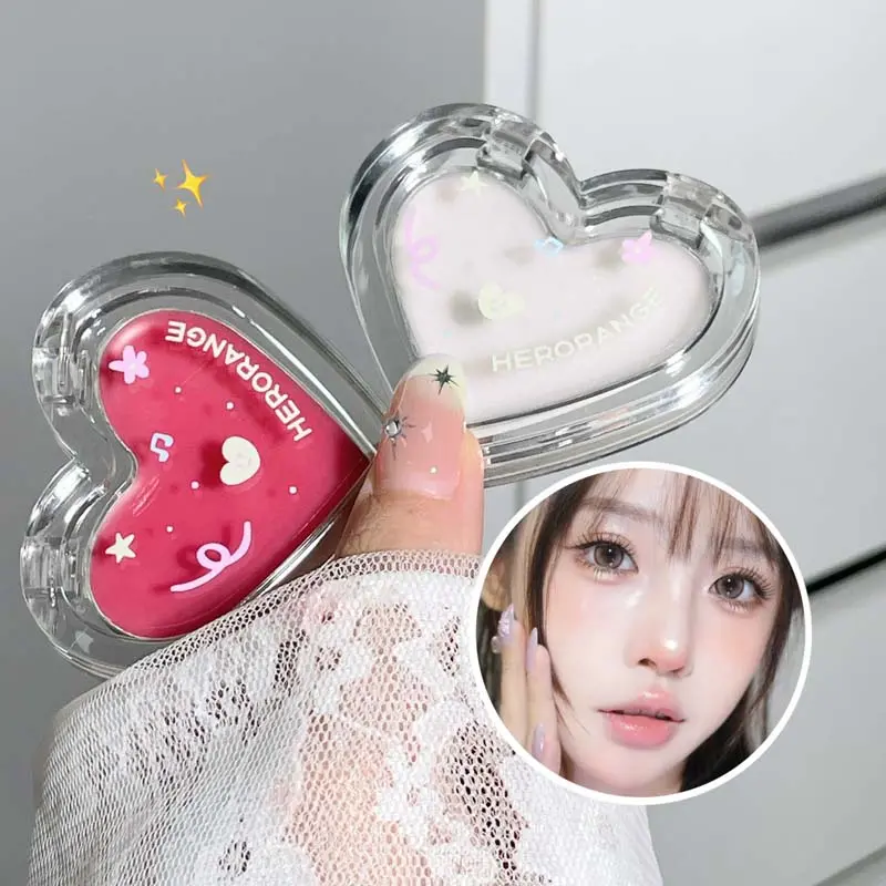 Love Monochrome Water Gloss Rouge Blusher Cream Balm Makeup Natural Brightening Face Moisturizing Highlight Multi-purpose Cream