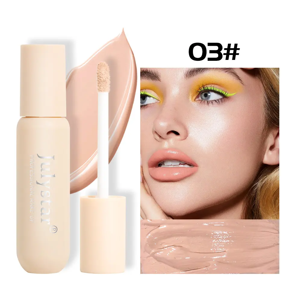 Waterproof Liquid Concealer Stick Brighten Eye Shadow Base Matte Full Coverage Acne Scars Dark Circles Foundation Cream Makeup