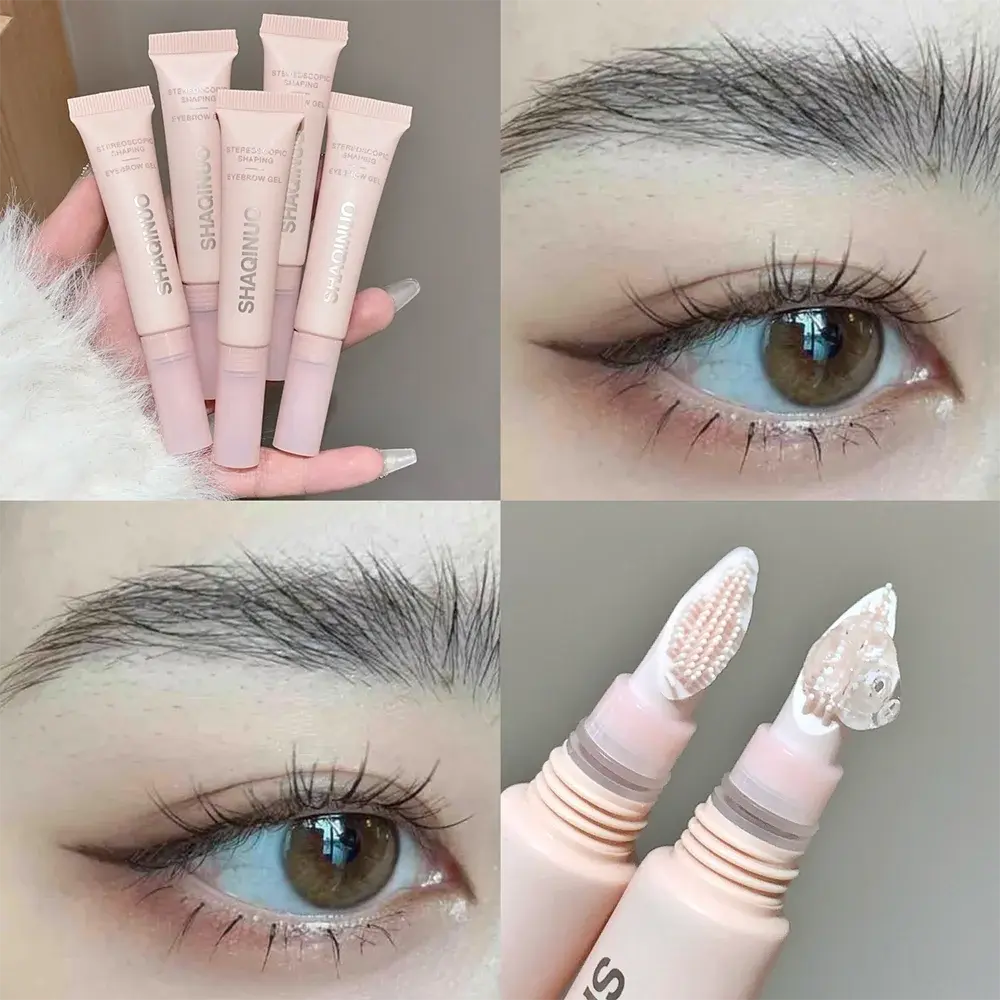 Three-dimensional Liquid Eyebrow Shaping Gel Texture Creates Natural Eyebrows Styling Waterproof Quick-Drying Brows Wax Fixer