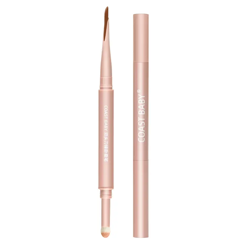 Machete Double-end Eyeliner Lying Silkworm Gel Pencil Soft Pigment Waterproof Silky Glitter Matte Lower Eyelids Eye Shadow Pen