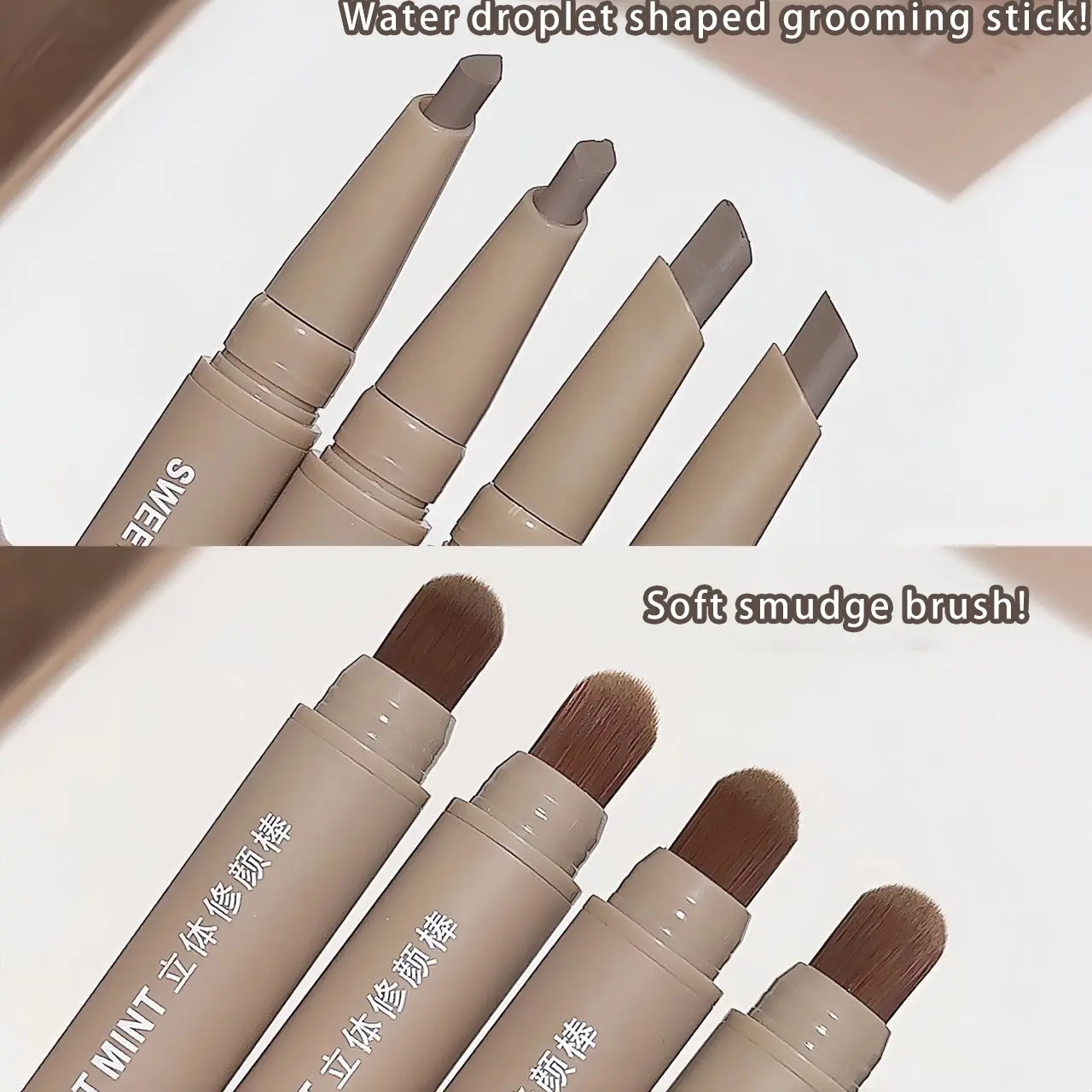 Waterdrop Facial Contouring Stick Brightening Corrector Nose Shadow Sculpting Natural 3D Highlighter Shading Blending Makeup