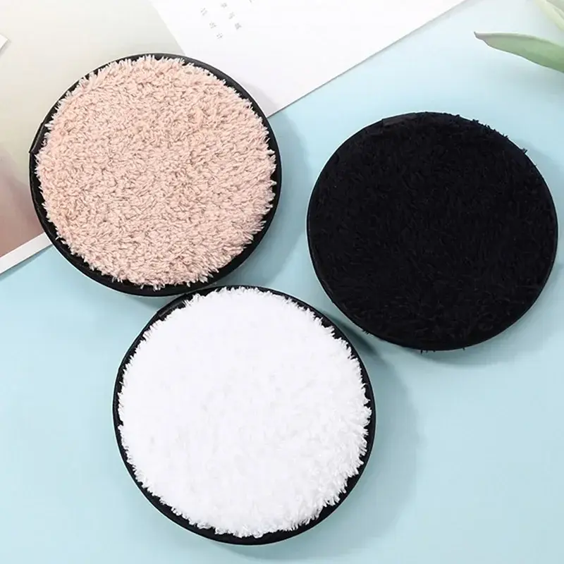 Soft Skin Makeup Remover Towel Facial Cleaning Tool Reusable Cotton Pads Cosmetic Cleaning Puff Face Towel Cloth Washable
