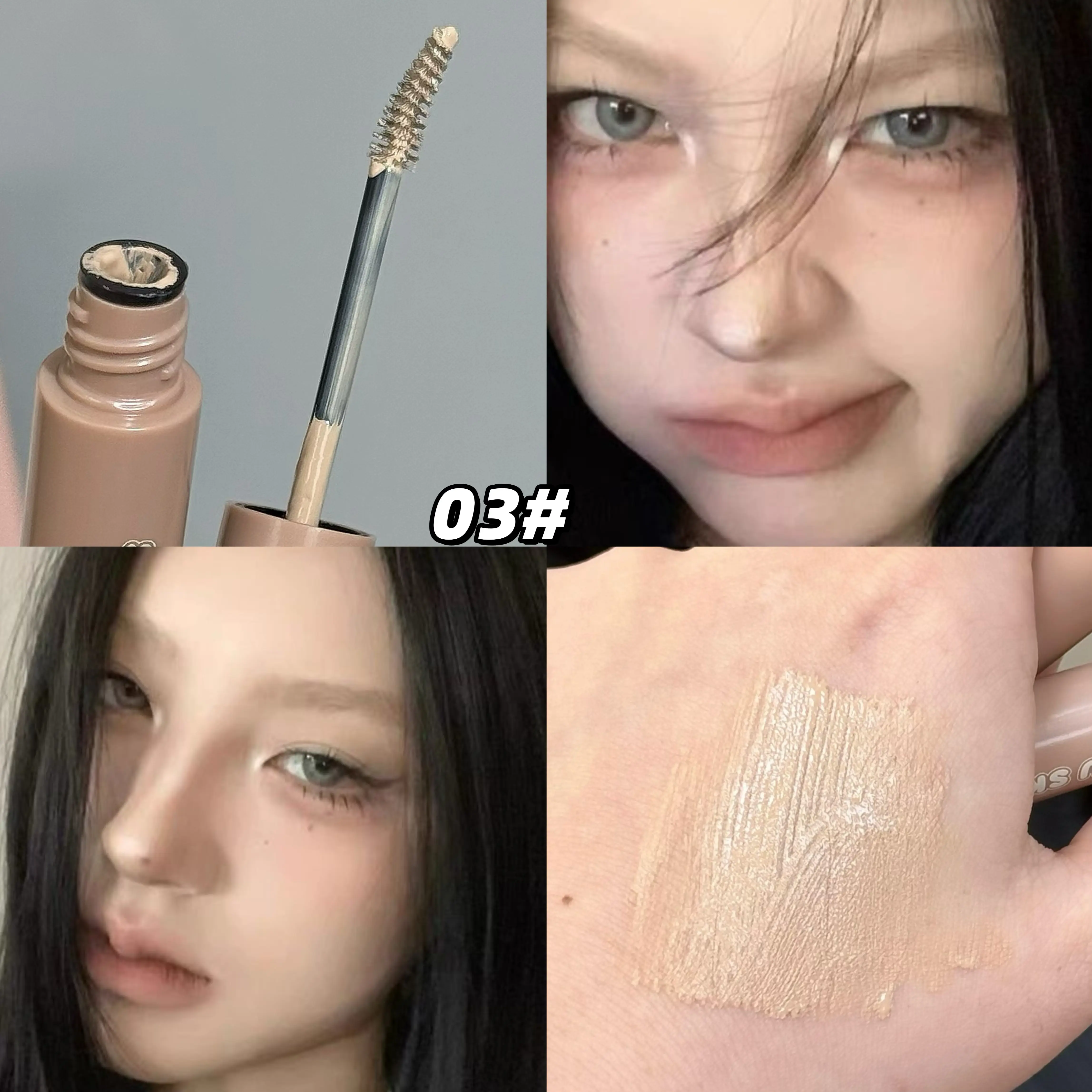 Natural Dyeing Eyebrow Cream High Pigment Long-lasting Waterproof Natural Wild Eye Brow Tint Enhancer Brow Mascara Cosmetic