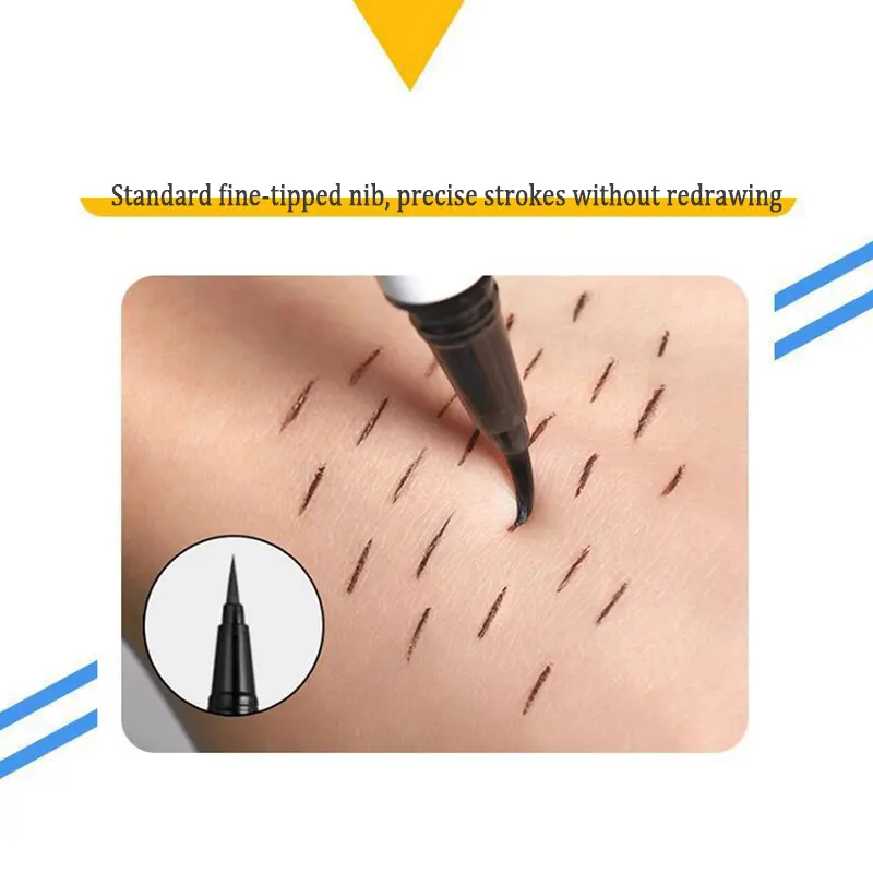 Make-up Brown White Colored Eyeliner Pencil Waterproof Long-lasting Liquid Eye Liner Silkworm Pen Fast Dry Cosmetics for Eyes