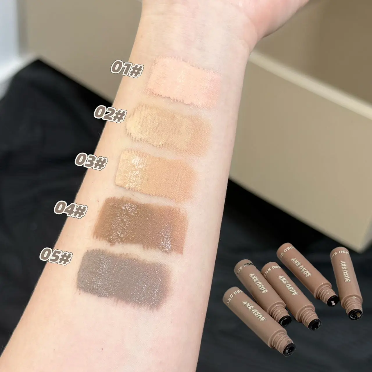 Natural Dyeing Eyebrow Cream High Pigment Long-lasting Waterproof Natural Wild Eye Brow Tint Enhancer Brow Mascara Cosmetic