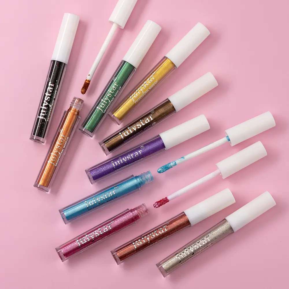 Metallic Pearl Liquid Eye Shadow Stick Makeup Shimmering Highlighter Undereye Lying Silkworm Brightener Smudge-Proof Eye Makeup