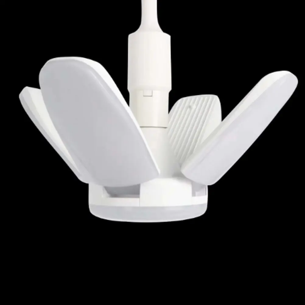 Folding LED Garage Lights 165-265V Corn Bulbs E27 Base Small Size Energy Saving No Glare Easy Install LED Light Bulb