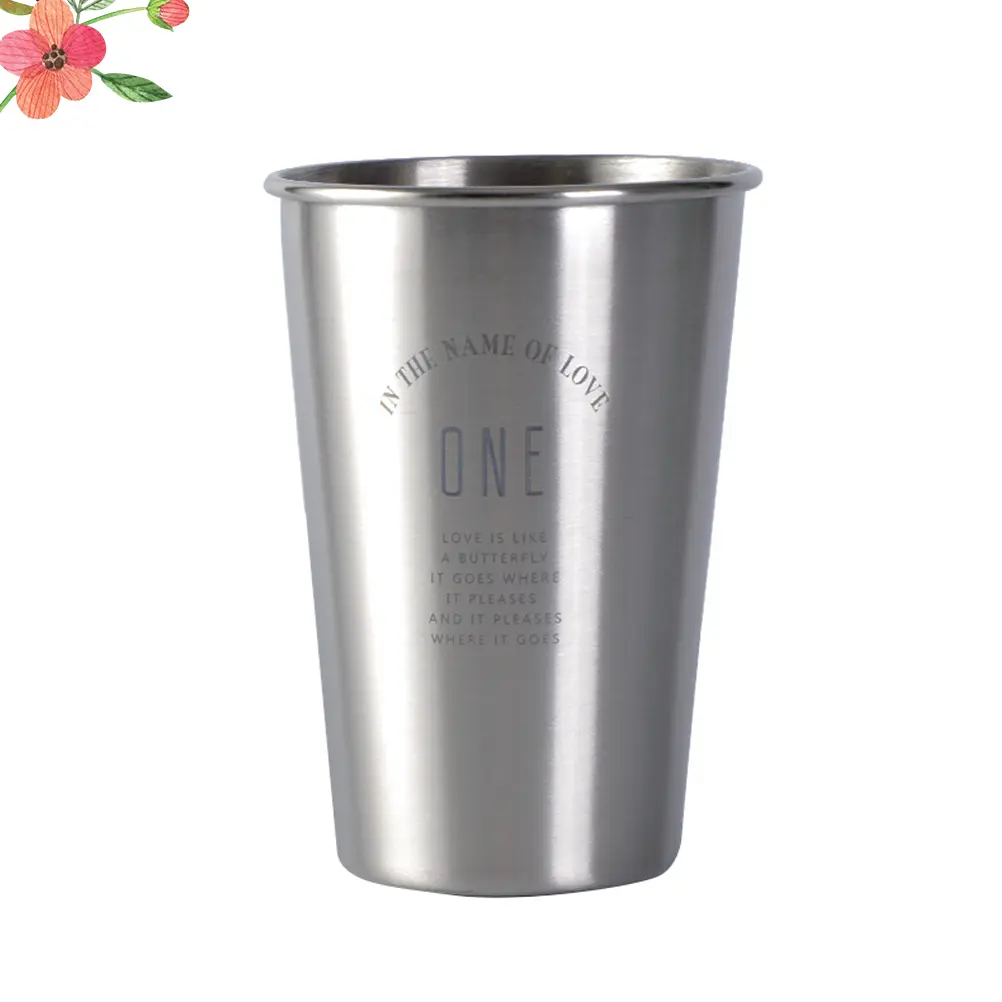 water cup stainless steel cup drinking cup juice cup coffee mug
