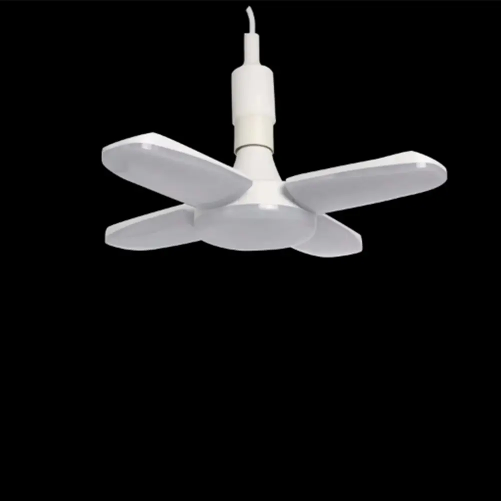 Folding LED Garage Lights 165-265V Corn Bulbs E27 Base Small Size Energy Saving No Glare Easy Install LED Light Bulb