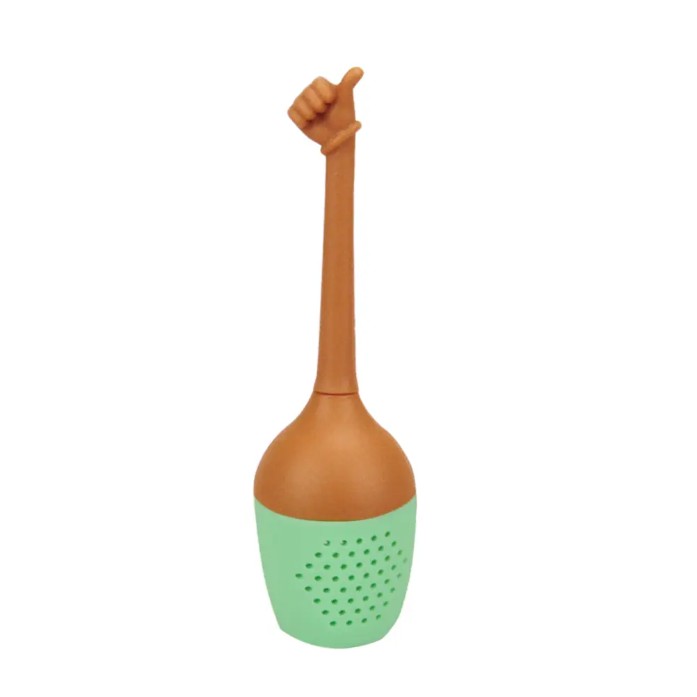 Gesture Food Grade Silicone Hand Style Loose Leaf Silicone Tea Infuser Strainer Tumbler Filter Tea Accessories Brewer