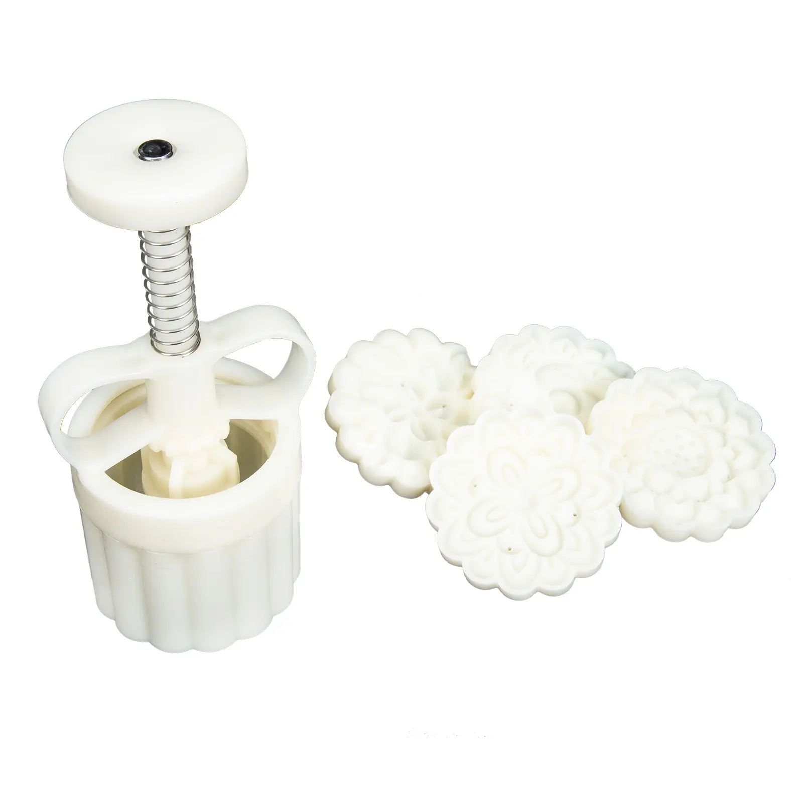 Plastic Moon Cake Molds H Press Biscuit Maker DIY Stamps Baking Supplies Green Bean Mold Creative Exquisite Easy Demould Clean
