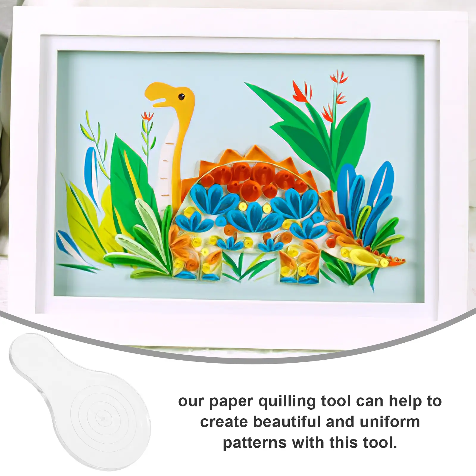 4 Pcs Paper Quilling Tools Lightweight Plastic DIY Craft Tool Set Portable Curling Machine For Paper