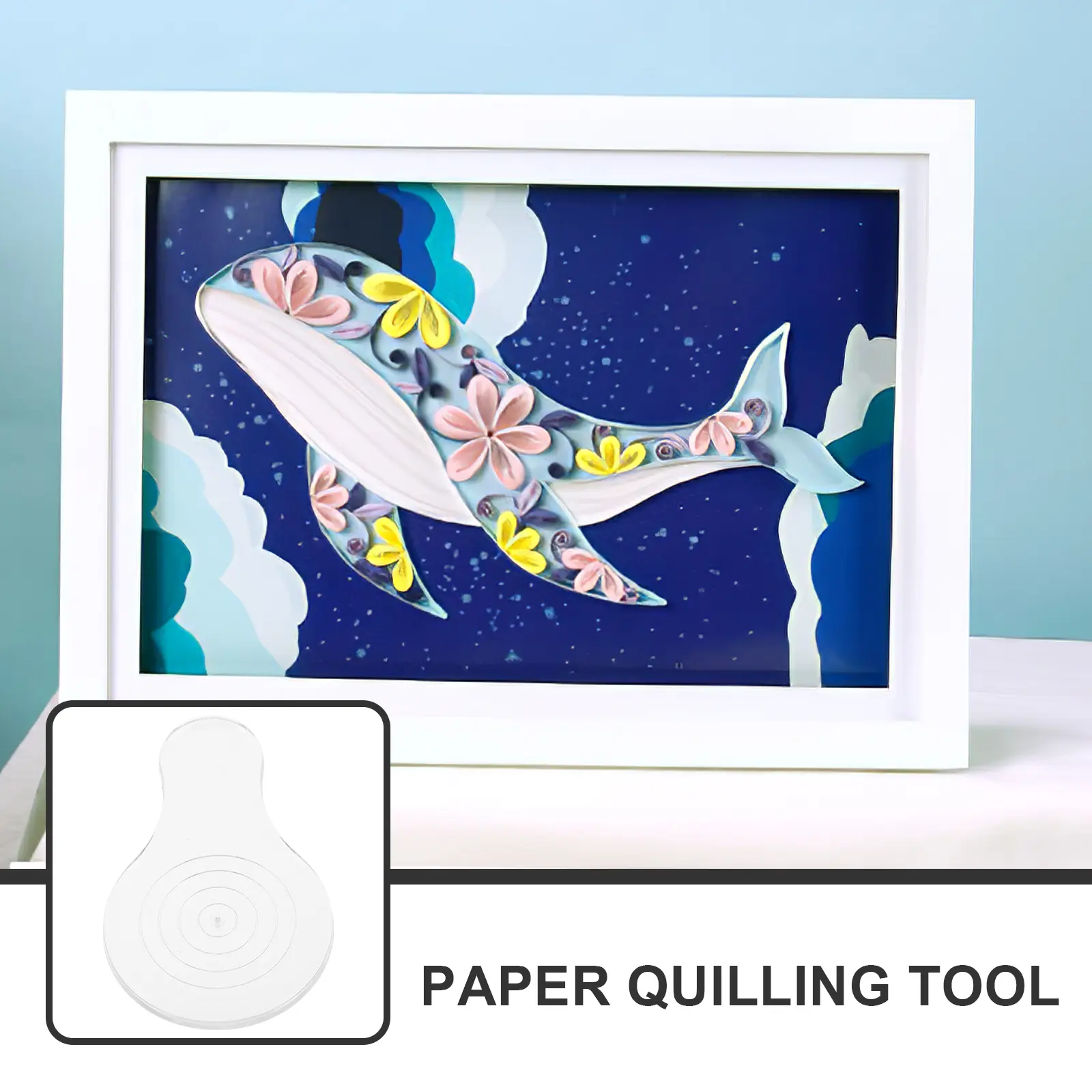 4 Pcs Paper Quilling Tools Lightweight Plastic DIY Craft Tool Set Portable Curling Machine For Paper