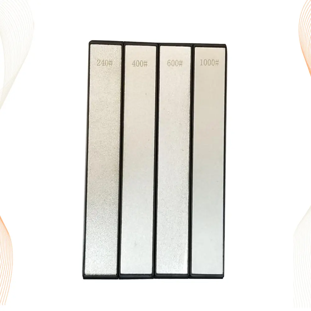 4pc Whetstone Kitchen Sharpener Home Abrasive Stone Sharpening Stone Durable Abrasive Tool for Scissors Chopper