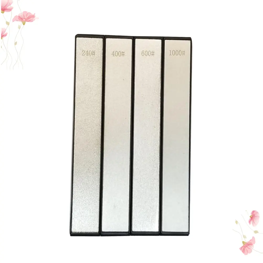 4pc Whetstone Kitchen Sharpener Home Abrasive Stone Sharpening Stone Durable Abrasive Tool for Scissors Chopper