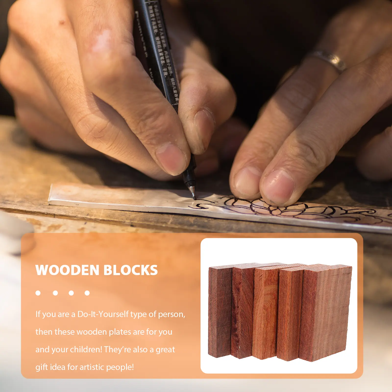 5PCS Small Leaf Slices Durable DIY Craft Material Wood Art Supplies Wooden Plank Projects Wall Shop Christmas Tree