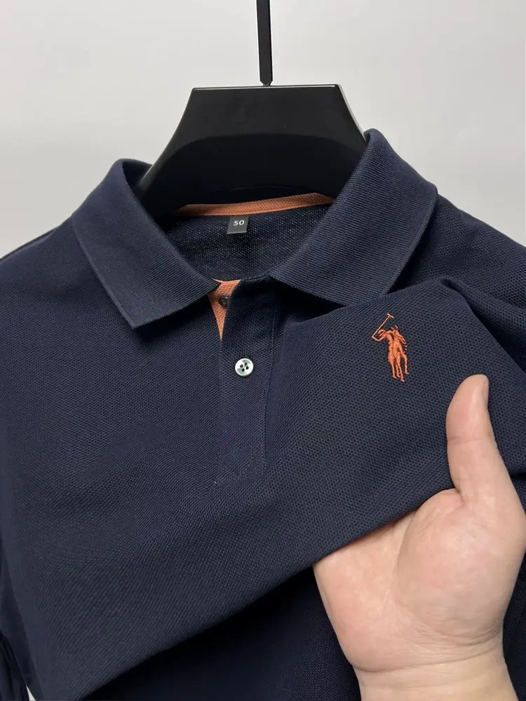 High end 100% cotton short sleeve polo shirt men's 2025 summer fashion designer brand Paul pony embroidery golf casual T-shirt