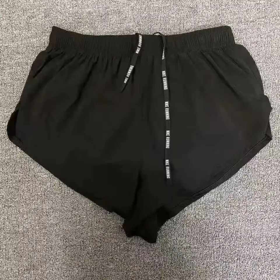 Professional level track and field training shorts, men's and women's marathon running, sports student exam, three-point belt wi