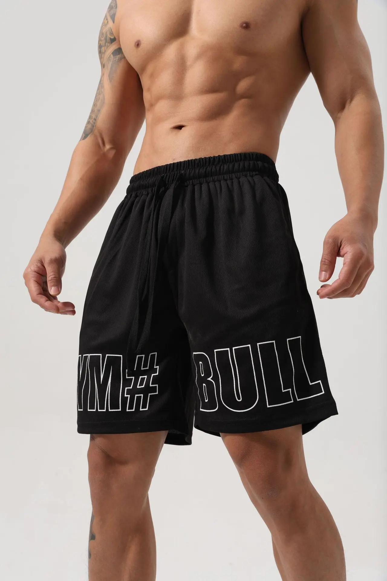 Sports shorts men's loose summer thin quick drying basketball pants for training, running, breathable fitness, four or five inch
