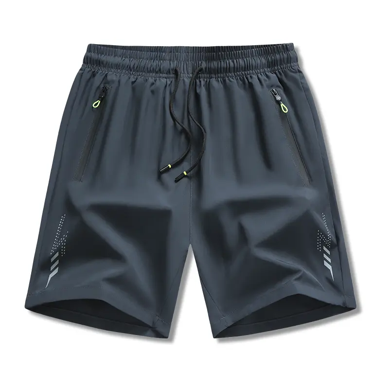 NASS GRSS Casual Sports Shorts for Men's Summer Ice Silk Breathable Loose Large Size Cool and Quick Drying Fashion Elastic Casua