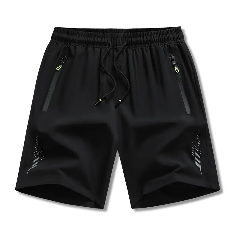 NASS GRSS Casual Sports Shorts for Men's Summer Ice Silk Breathable Loose Large Size Cool and Quick Drying Fashion Elastic Casua