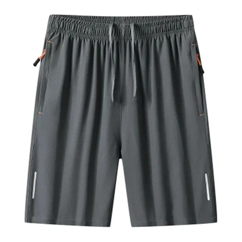 NASS GRSS Casual Sports Shorts for Men's Summer Ice Silk Breathable Loose Large Size Cool and Quick Drying Fashion Elastic Casua
