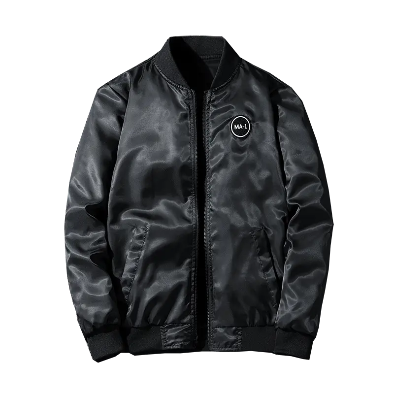 Coat Men's Air Force Pilot Jacket MA1 Autumn/Winter Baseball Suit Trendy Brand Double Sided Thickened Large