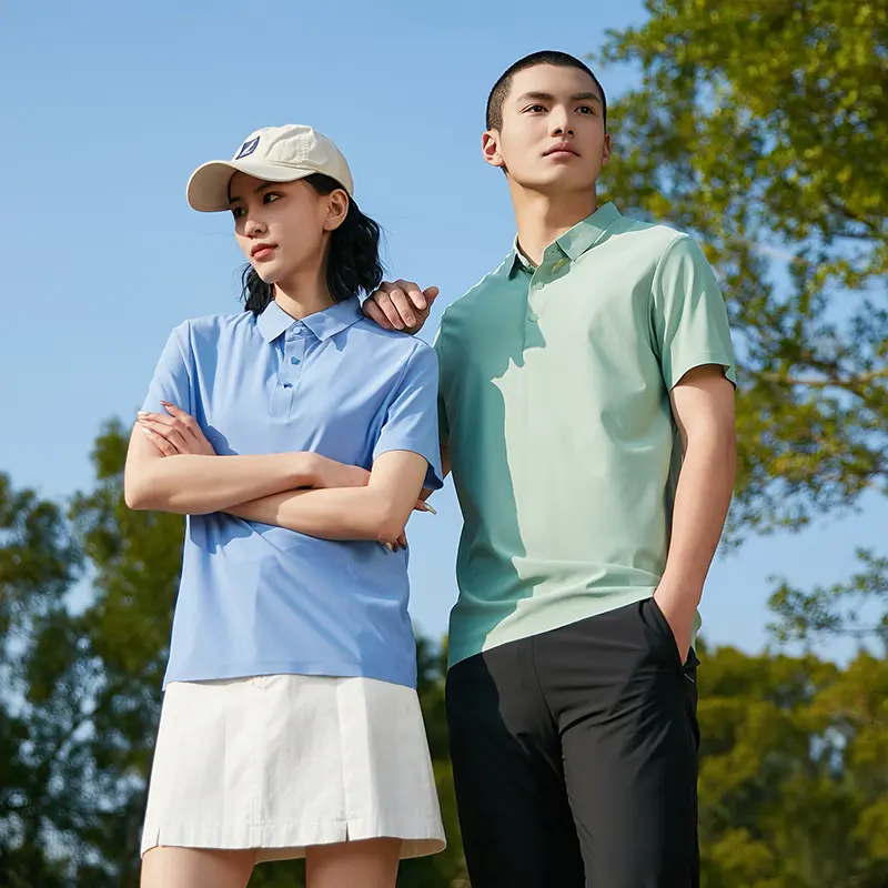 Selected popular nylon fabric dad's summer clothing middle-aged men's short sleeved T-shirt, summer ice silk quick drying mid