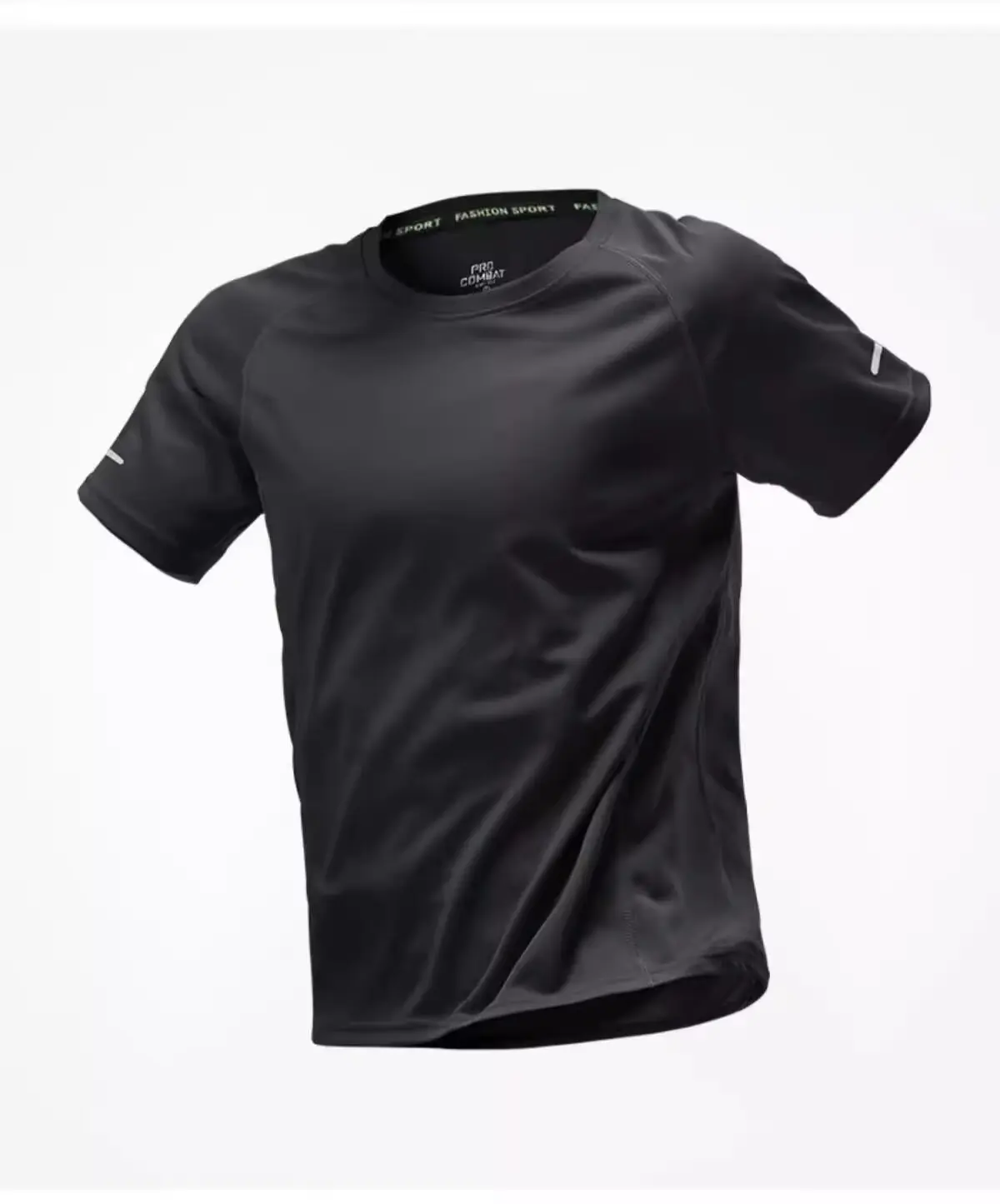 Quick drying T-shirt men's summer mesh sports short sleeved half sleeved fitness clothes running clothes new top