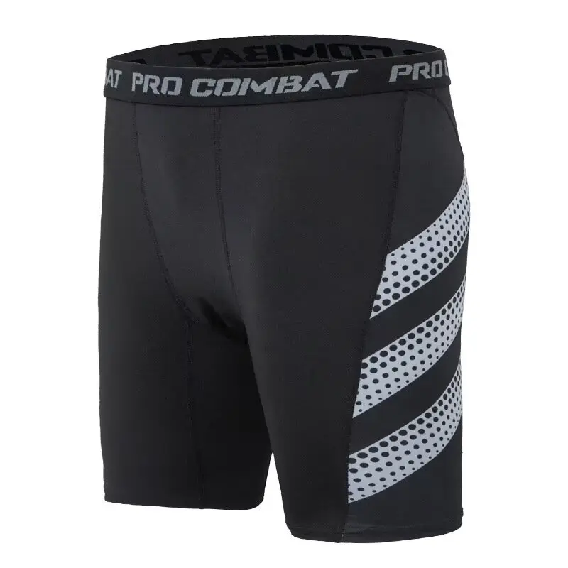 Fitness shorts, men's basketball leggings, five inch tight pants, quick drying, high elasticity compression training, running sp