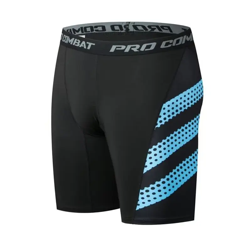 Fitness shorts, men's basketball leggings, five inch tight pants, quick drying, high elasticity compression training, running sp
