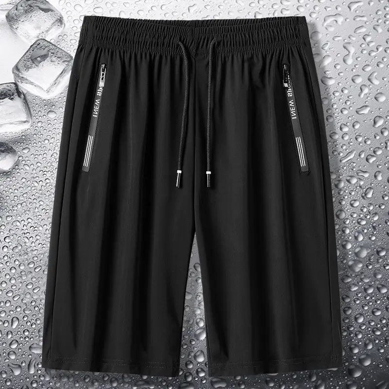 Men's summer comfortable five quarter shorts, men's loose sports shorts, breathable and elastic plus size men's shorts