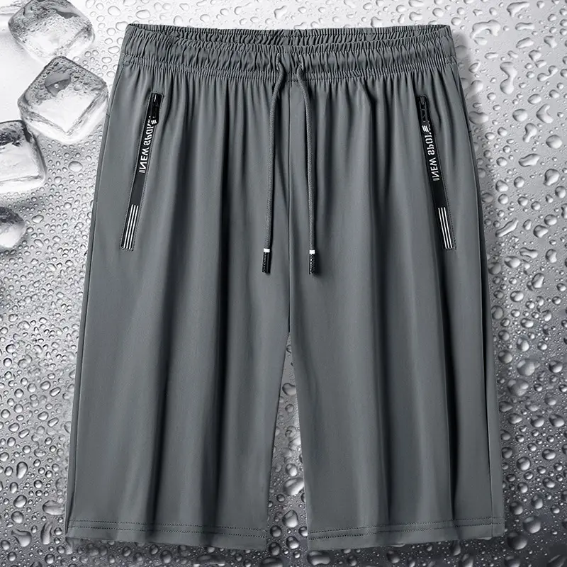 Men's summer comfortable five quarter shorts, men's loose sports shorts, breathable and elastic plus size men's shorts