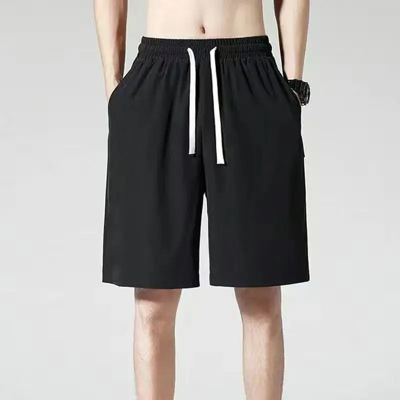 Summer new shorts, men's trendy brand, thin design, loose fit, plus size, sporty and casual