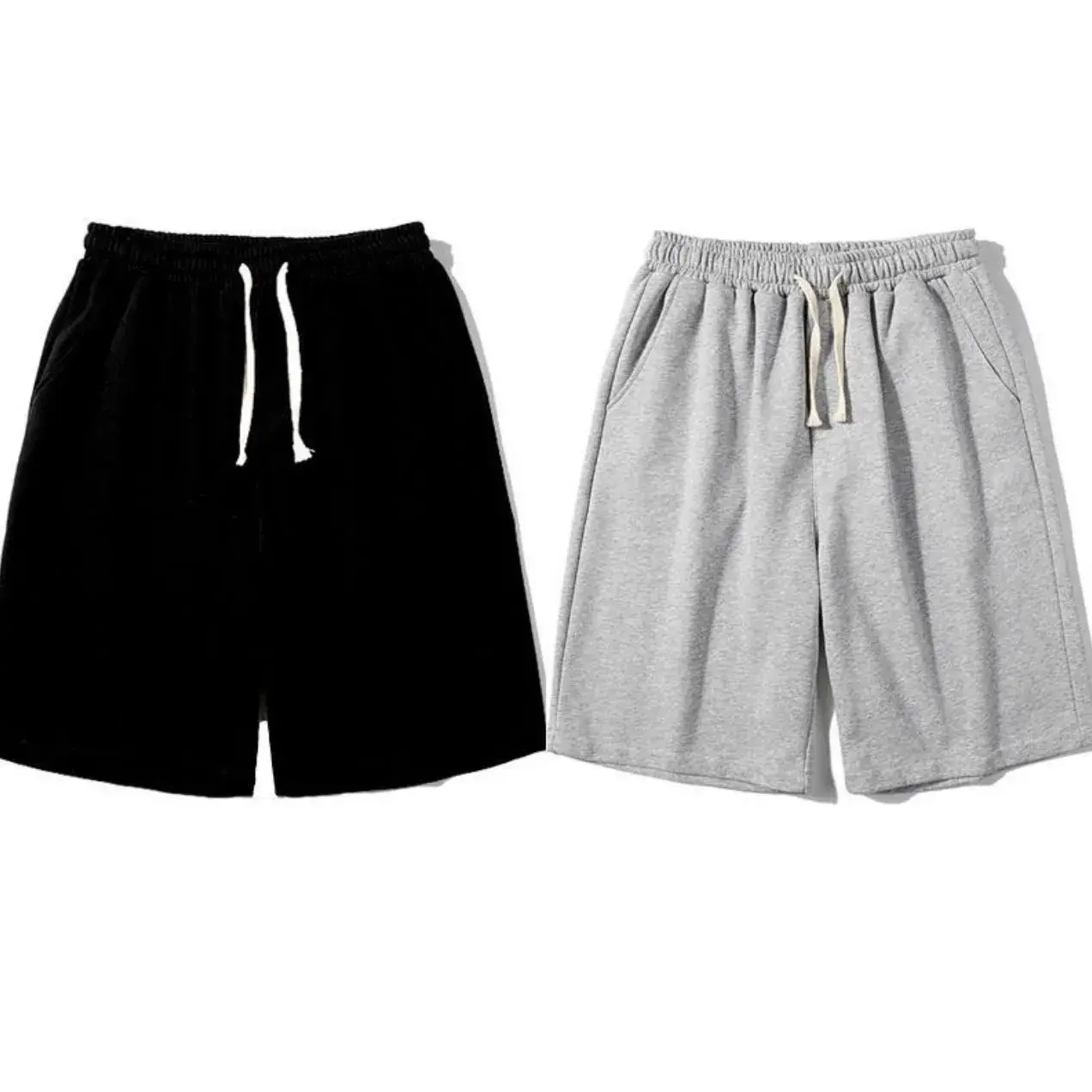 Summer new shorts, men's trendy brand, thin design, loose fit, plus size, sporty and casual