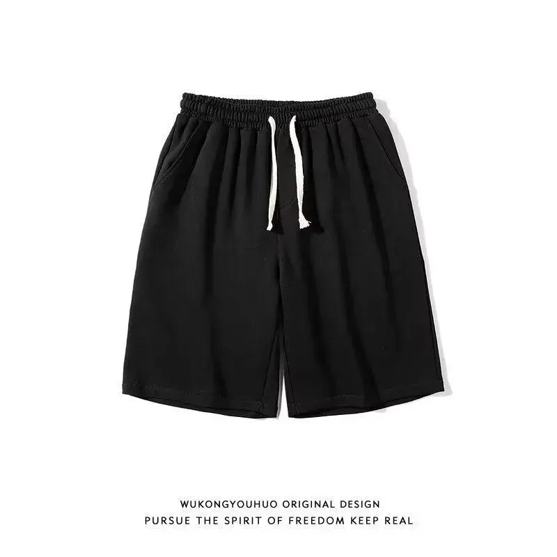 Summer new shorts, men's trendy brand, thin design, loose fit, plus size, sporty and casual