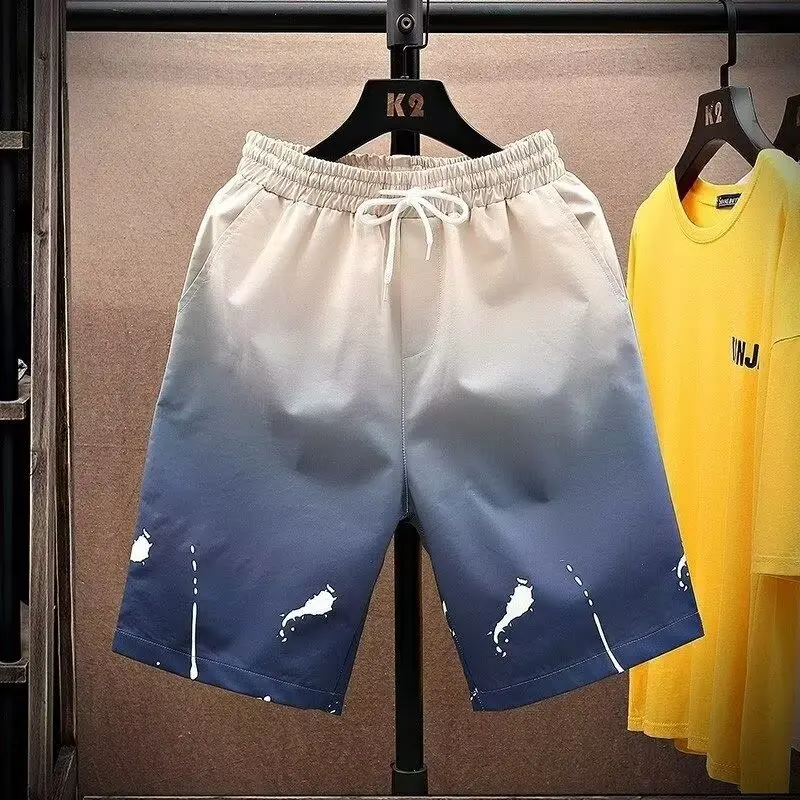 Shorts, men's summer trend shorts, five cent beach pants, new trendy temperament, fashionable and lazy