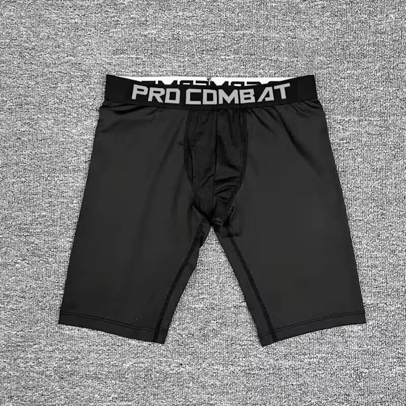 Sports tight shorts for men, track and field, basketball, football, running, base, sweat absorbing, high elasticity, shovel pant