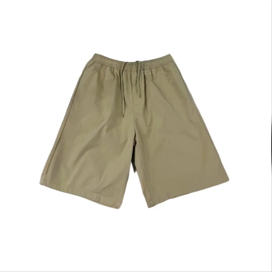 Short pants for men's summer new straight leg men's sports mid length pants, thin, breathable, loose and cool pants