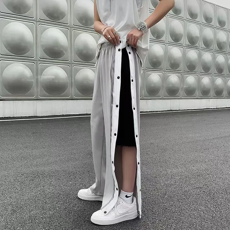 Summer thin breasted sports pants for men, versatile basketball, loose and versatile sports pants, straight leg trendy straight