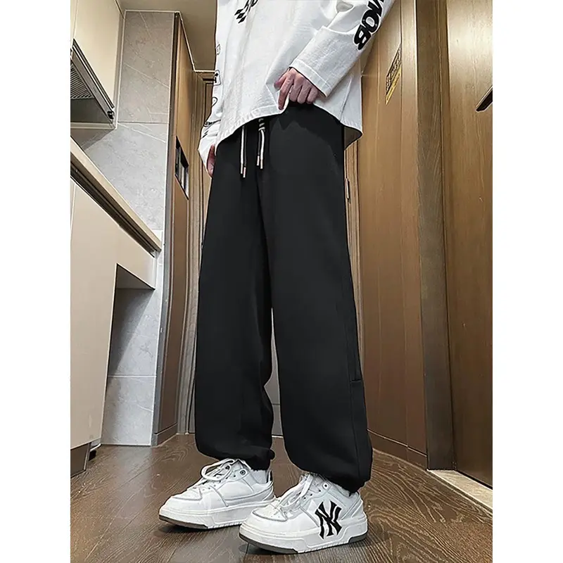 Men's summer versatile and loose design pants, casual sports pants for teenagers, men's pants
