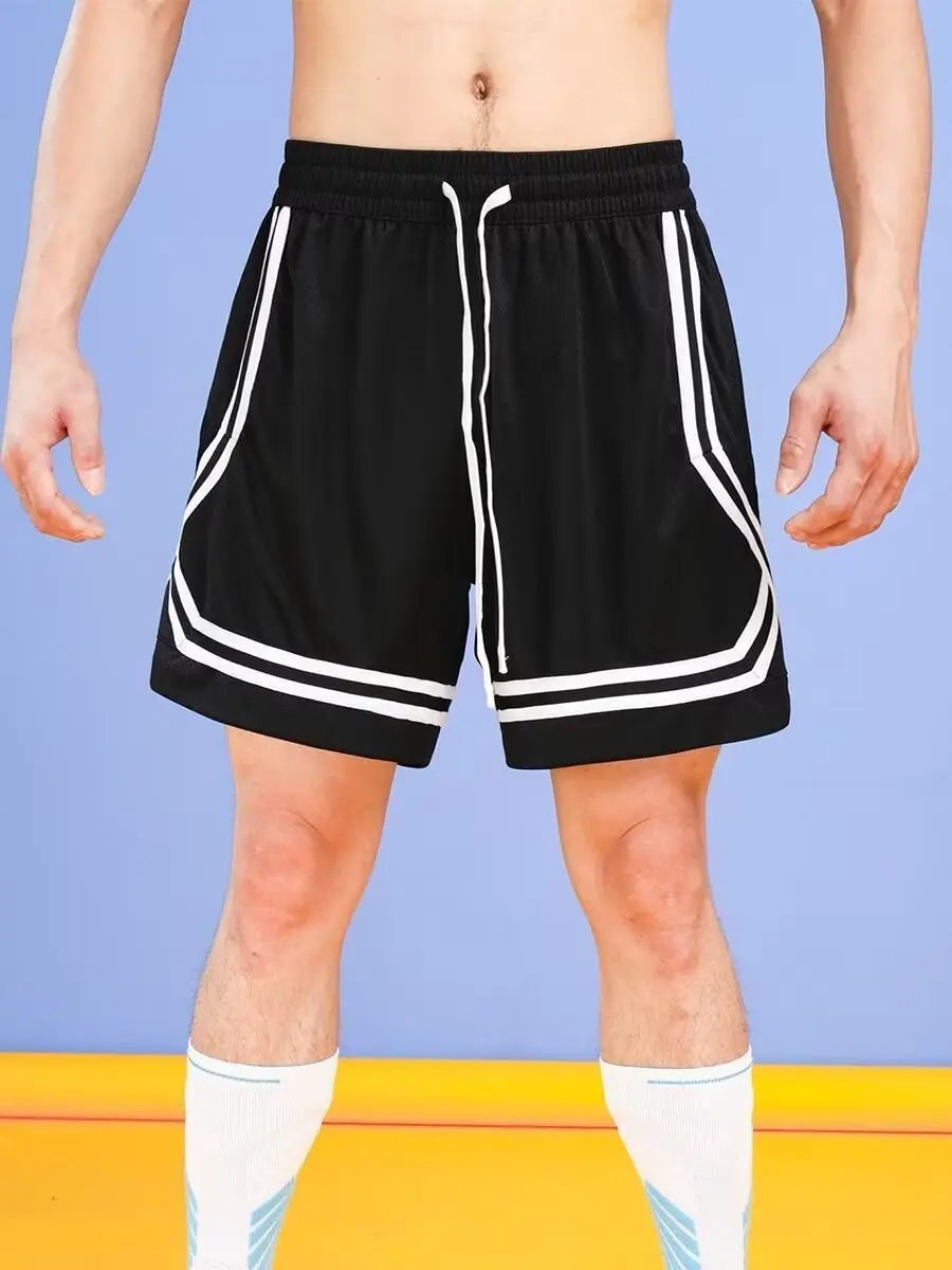 Basketball shorts practical training sports pants summer loose quick drying breathable quarter length pants