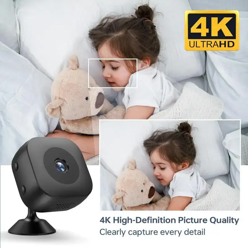 Xiaomi 4K Smart Wireless Home Surveillance HD Camera Battery Camera Indoor Outdoor Security Monitor For Home Theft Prevention