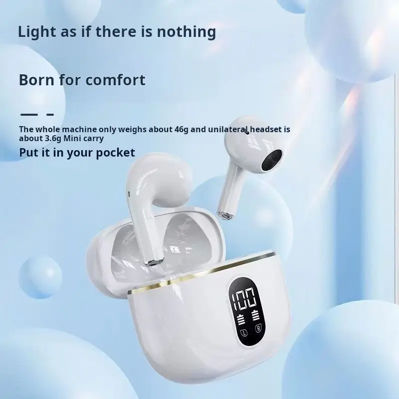 Sony True Wireless Earphone HIFI Stereo Sound ENC Bluetooth Headphones Power Display Earbuds For IPhone Samsung Headset Cable