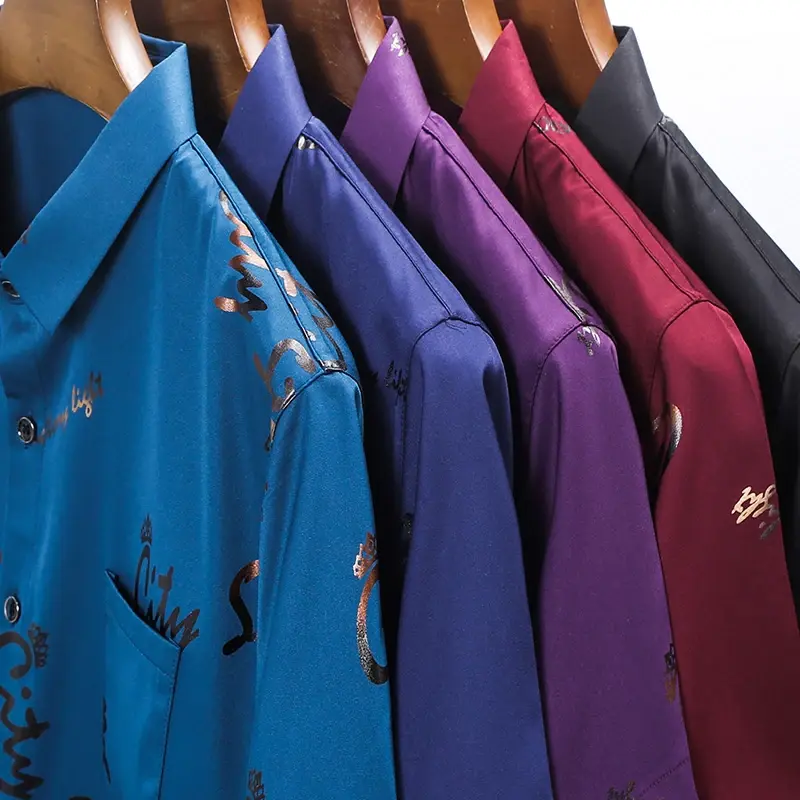 Men's Business Casual Short Sleeve Shirt New No Iron Wrinkle Resistant Top Easy Care Comfortable Fit for Office And Work