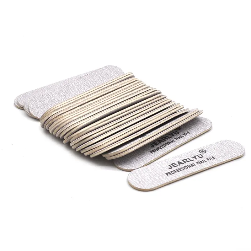 100/50/20Pcs/Lot MINI Wooden Nail Files Sanding Grinding Polishing Buffer Strips Manicure Care Tools 180/240 Grit