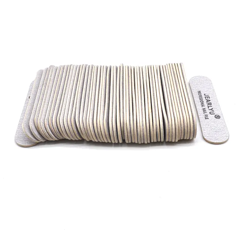 100/50/20Pcs/Lot MINI Wooden Nail Files Sanding Grinding Polishing Buffer Strips Manicure Care Tools 180/240 Grit