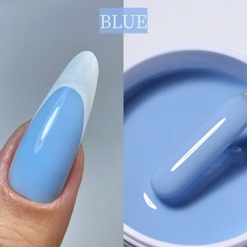 MSHARE Liquid Acrylic Gel Acrygel TPO Free Builder Nail Gel For Nails Extension Constuction Self Level Soak Off UV LED Gel Jar