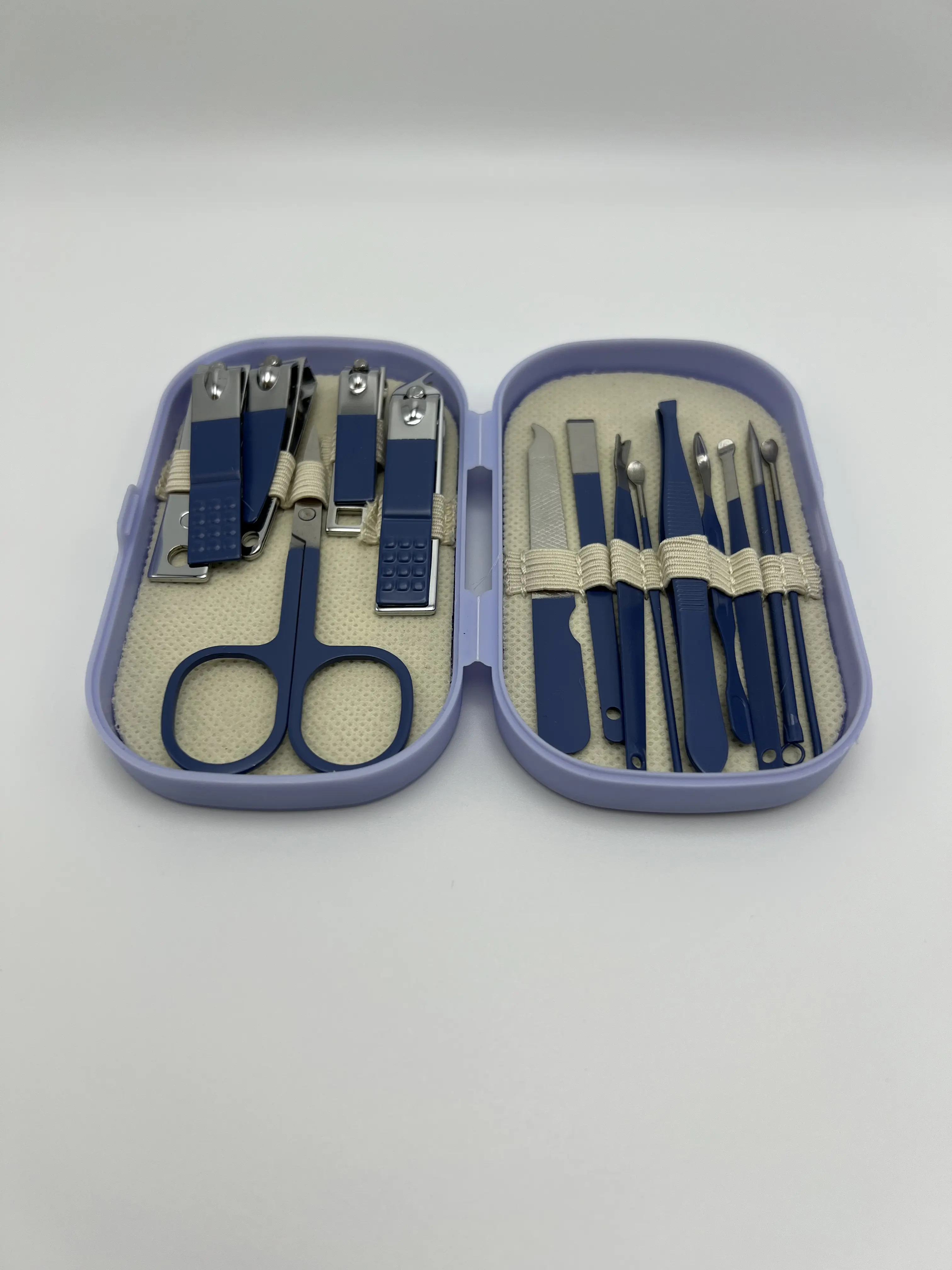 Professional 14 Piece Nail Care Kit Stainless Steel Manicure & Pedicure Set Nail Clipper Set with Travel Case