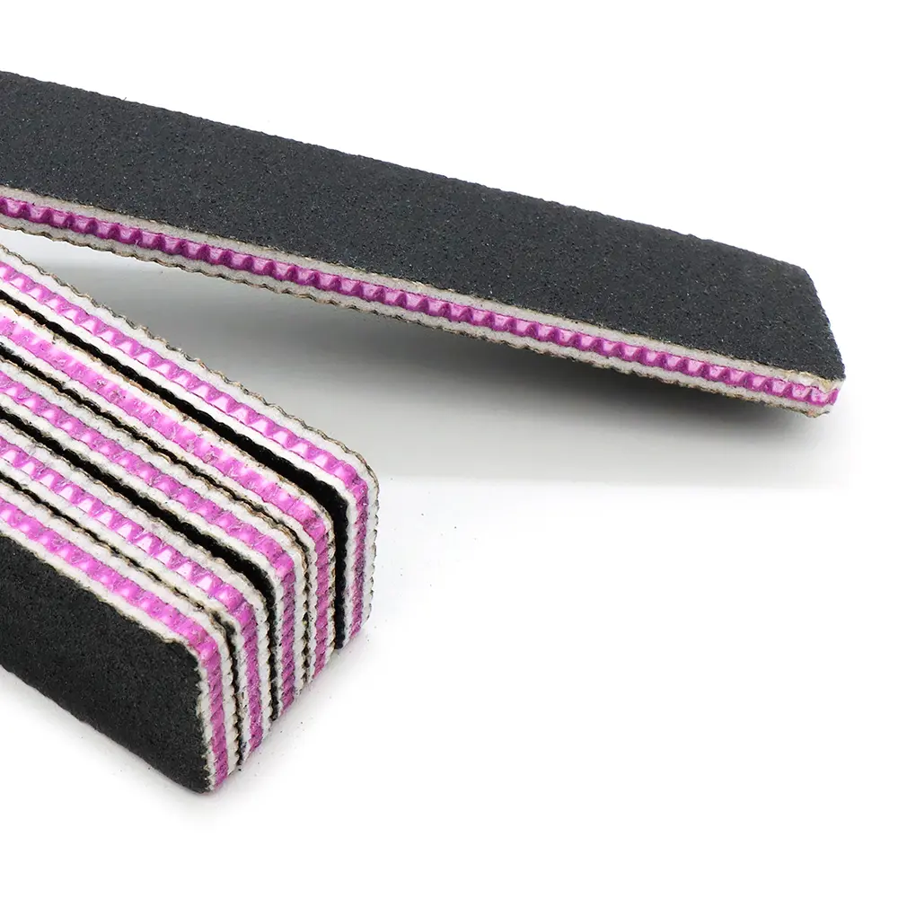 25Pcs/Lot Grey Sandpaper Nail File 100/180 Double Sided Buffer Block Polisher Pedicure Manicure Nail Art Files Nails Accesorios